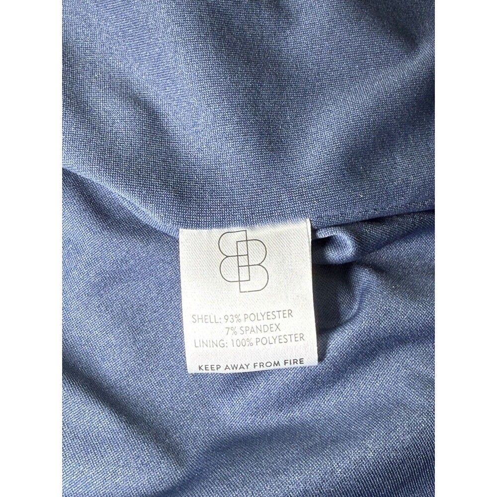 Baltic Born Vivaldi Smocked Velvet Blue Midi‎ Dress M Boho Feminine Cottagecore - Picture 7 of 10
